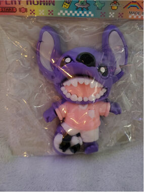 Ugly Stitch squishy and soccer ball